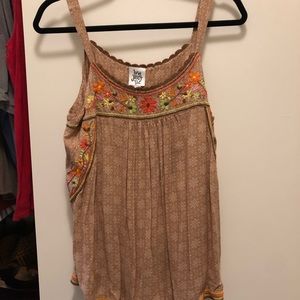 Ivy Jane camisole with embroidery